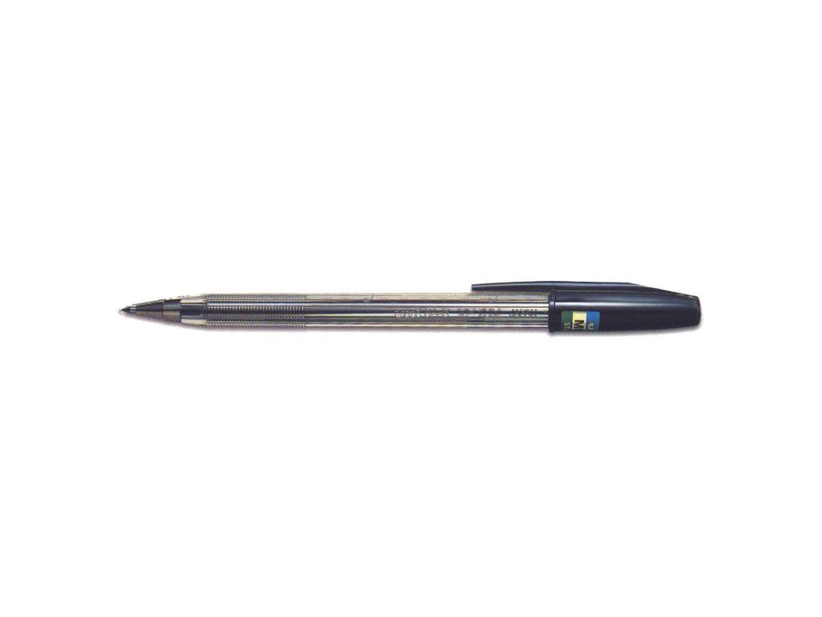MITSUBISHI Uniball SA-S Penne A Sfera Verdi - Punta Fine 0.7 Mm, Confezione Economica Da 12 Pezzi - 4
