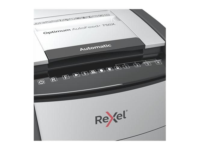Rexel Optimum AutoFeed+ 750X Automatic Cross Cut Paper Shredder - Altimus