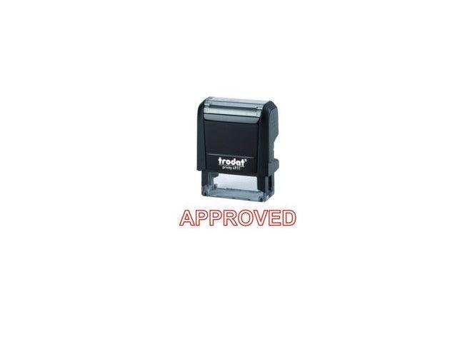 Trodat Printy 4911 Stamp "APPROVED" - Red