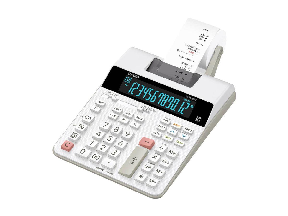 Casio FR-2650 RC 2 Color Printing Calculator, 12 Digits - Altimus