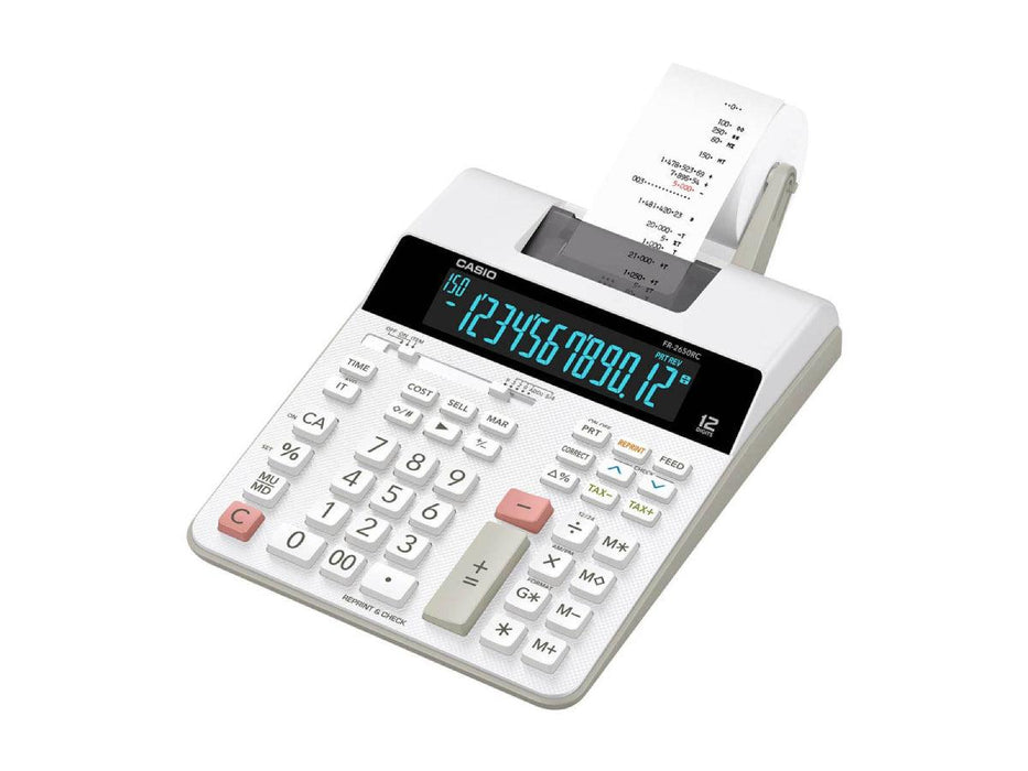 Casio FR-2650 RC 2 Color Printing Calculator, 12 Digits - Altimus