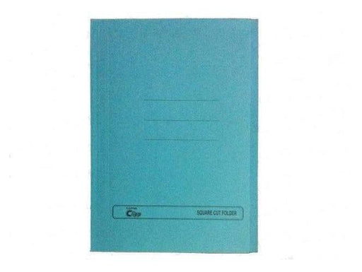 Clipp Square Cut Folder FS, 10/pack, Blue - Altimus