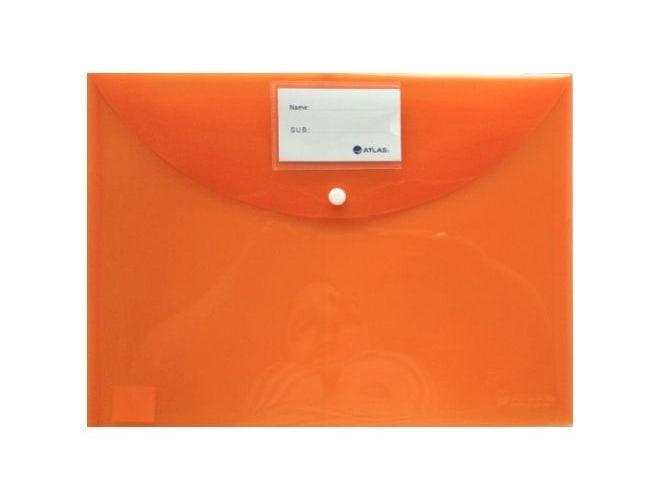 Atlas Document Bag F/S, 12/pack, Plain Orange