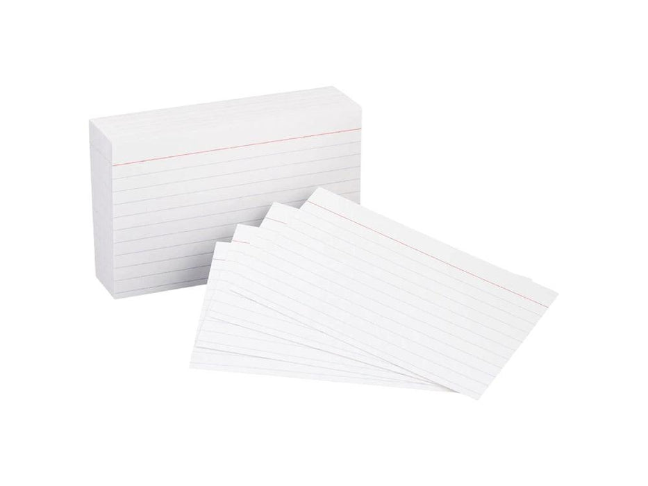 Index Cards 3 x 5" 160gsm, 100/pack, White