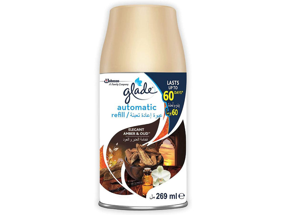 Glade Automatic Spray Refill Elegant Amber and Oud 269ml - Altimus
