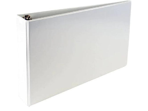 Alpha Presentation Binder 4 Rings A3 Landscape, 50mm Spine, White (406-A3) - Altimus