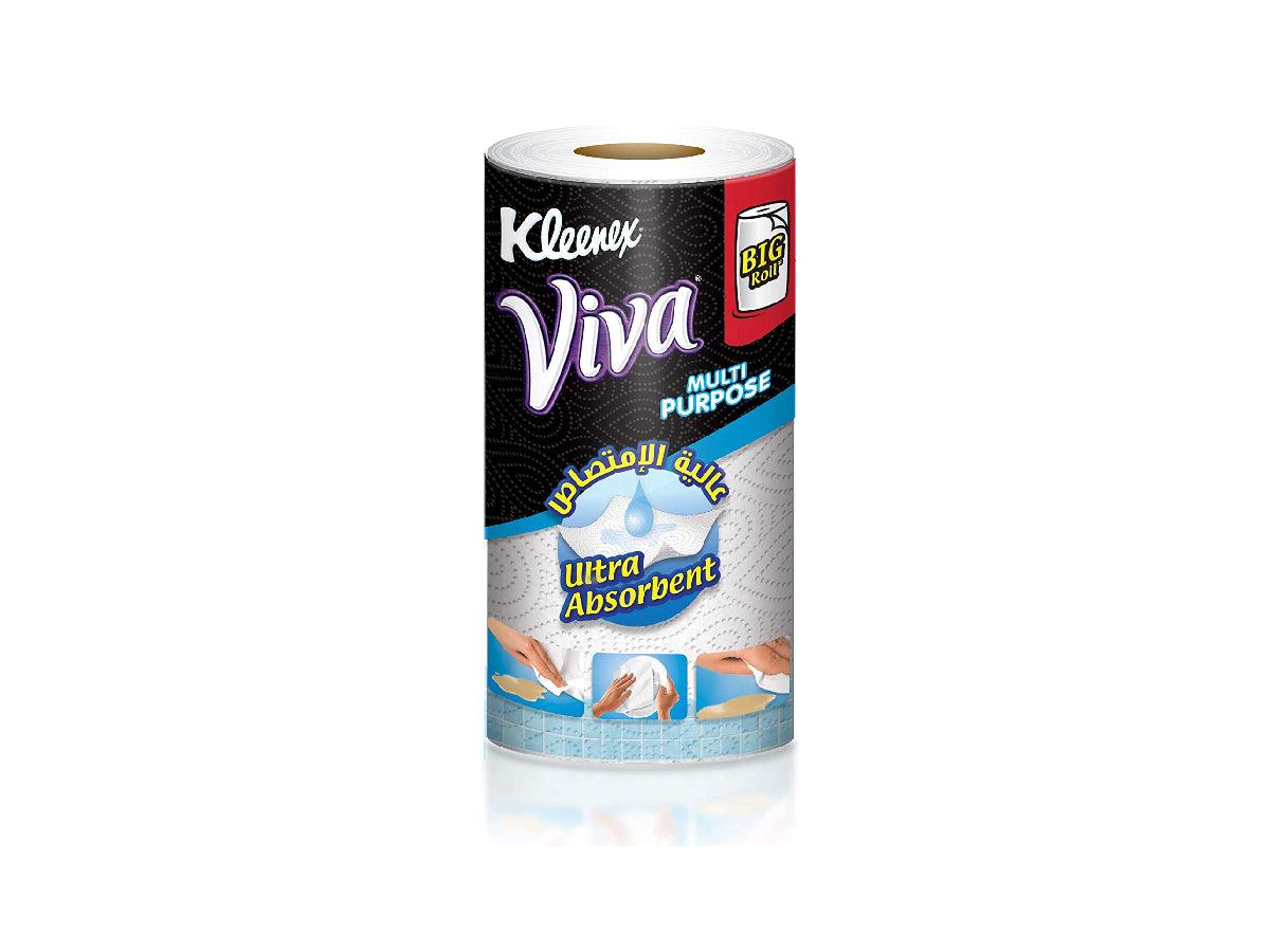 Kleenex Viva Multi-Purpose Ultra Absorbent Kitchen Towel Roll White (1Count) - Altimus