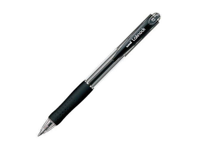 UNI Lacknock Ballpoint Pen, 0.7mm, Black - Altimus