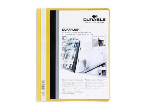 Durable DURAPLUS Presentation Folder with cover pocket, A4, Yellow - Altimus
