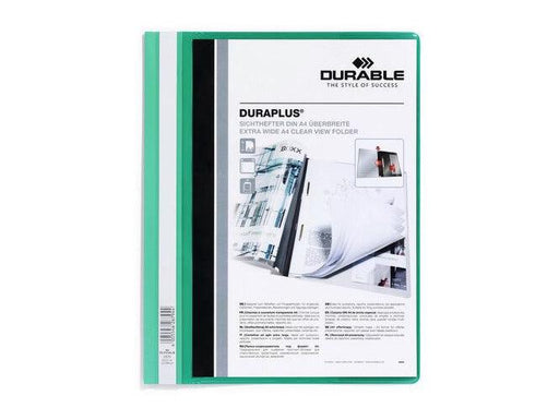 Durable DURAPLUS Presentation Folder with cover pocket, A4, Green - Altimus