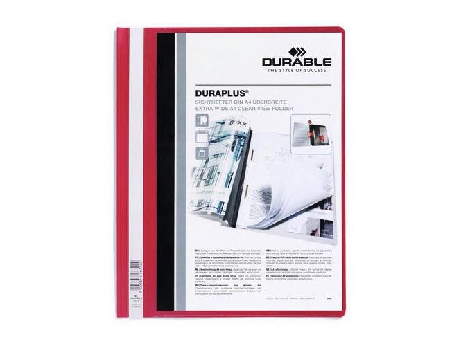 Durable DURAPLUS Presentation Folder with cover pocket, A4, Red - Altimus