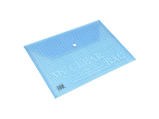 Document Bag "My Clear Bag" FS, 12/pack, Blue (FSPG801F4BN) - Altimus