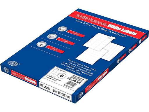 Multi Purpose Labels 99.1x93.1mm 100sheets-box (FSLA6-100) - Altimus