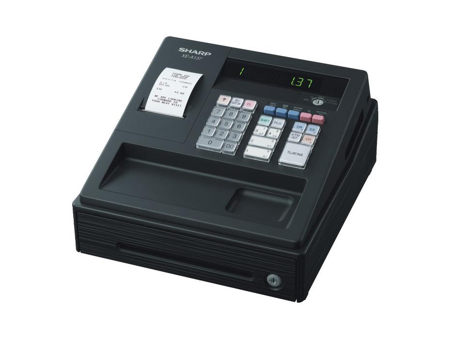 Sharp XE-A137 Entry Level Cash Register with LED Display - BLACK - Altimus
