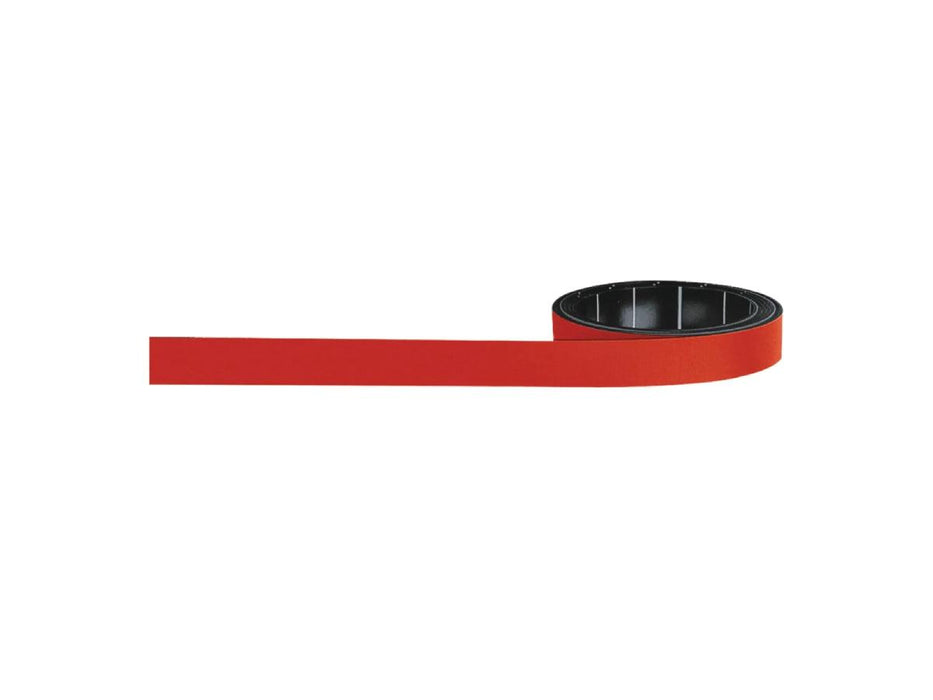 Magnetoplan Magnetic Strips in Rolls 10mm-W 1m-L Red Color - Altimus