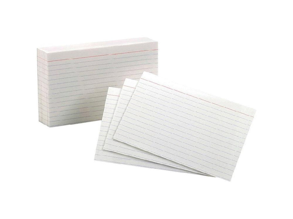 Index Cards 4 x 6" 160gsm, 100-pack, White