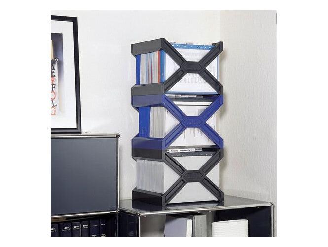 Durable CARRY PLUS, Stackable Rack for A4 Suspension Files, Black ...