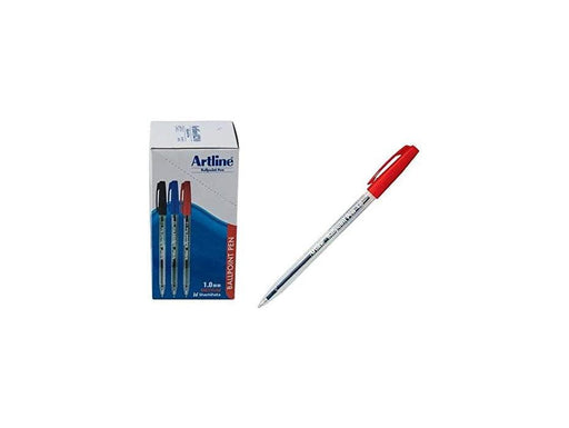Artline 8210 Ballpoint Pen 1.0mm, Red 1x50/Pack [EK-8210RD] - Altimus