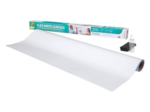 3M Post-It Flex Write Surface, The Permanent Marker Whiteboard Surface 120 x 180cm (MMM-FWS6x4) - Altimus