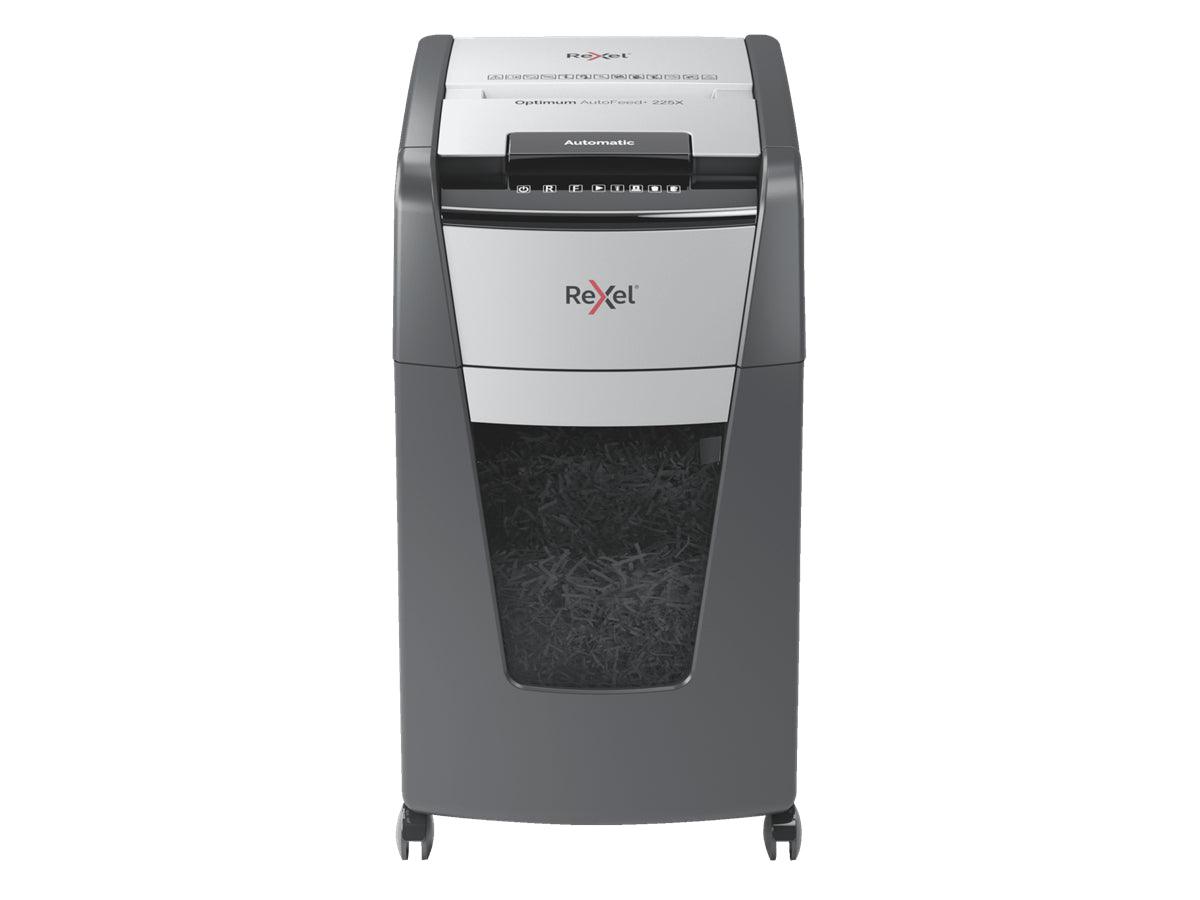 Rexel Optimum AutoFeed+ 225X Automatic Cross Cut Paper Shredder - Altimus