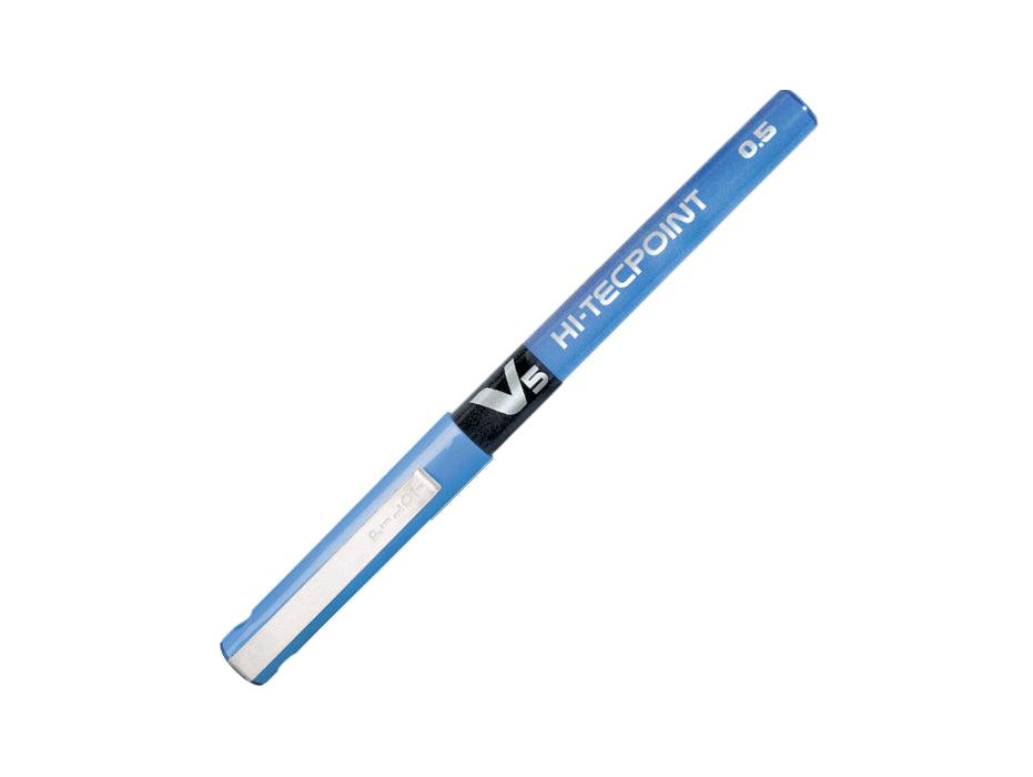 Pilot V5 Hi-Tecpoint BX-V5 Roller Ball Pen, 0.5mm, Blue, Dubai & Abu  Dhabi, UAE