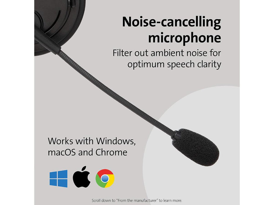 Kensington Hi-Fi Headphones With Microphone (k97601WW) - Altimus