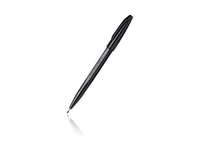 Pentel S520 Sign Pen Fibre Tip 2mm Black - Altimus