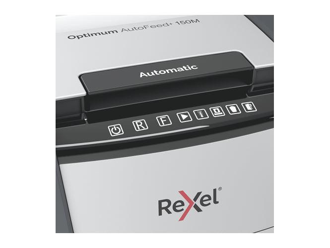 Rexel Optimum AutoFeed+ 150M Automatic Micro Cut Paper Shredder - Altimus
