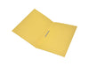 Square Cut Folder With Fastener, Yellow - Altimus
