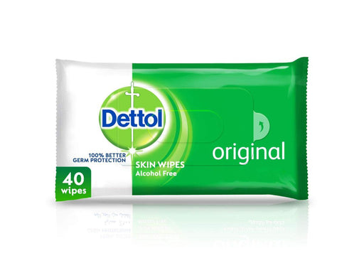 Dettol Anti-Bacterial Wet Wipes, Original, 40 Wipes/Pack - Altimus