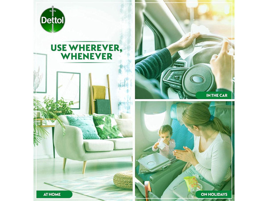 Dettol Anti-Bacterial Wet Wipes, Original, 40 Wipes/Pack - Altimus