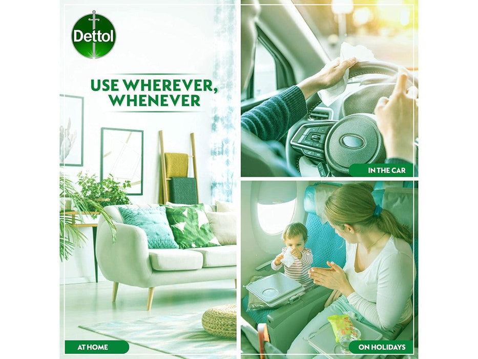 Dettol Anti-Bacterial Wet Wipes, Original, 40 Wipes/Pack - Altimus