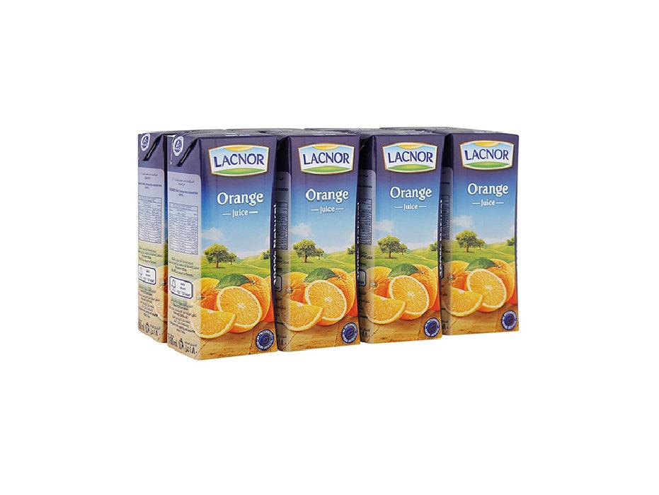 Lacnor Orange Juice 180ml - Pack of 8 - Altimus