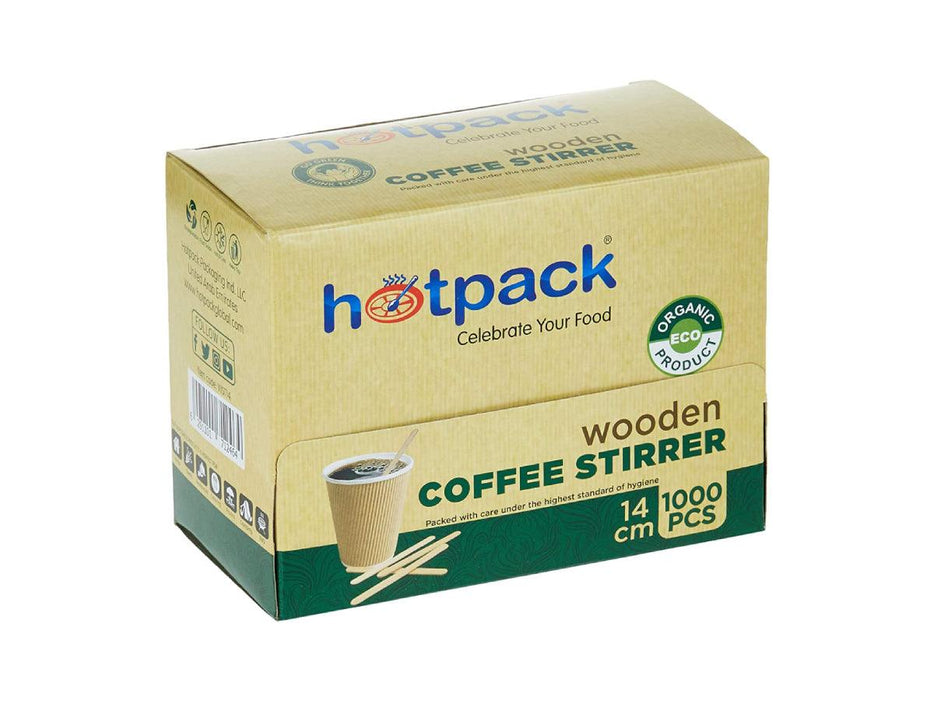 Wooden Coffee Stirrer 14cm - 1000 pcs/pack - Altimus