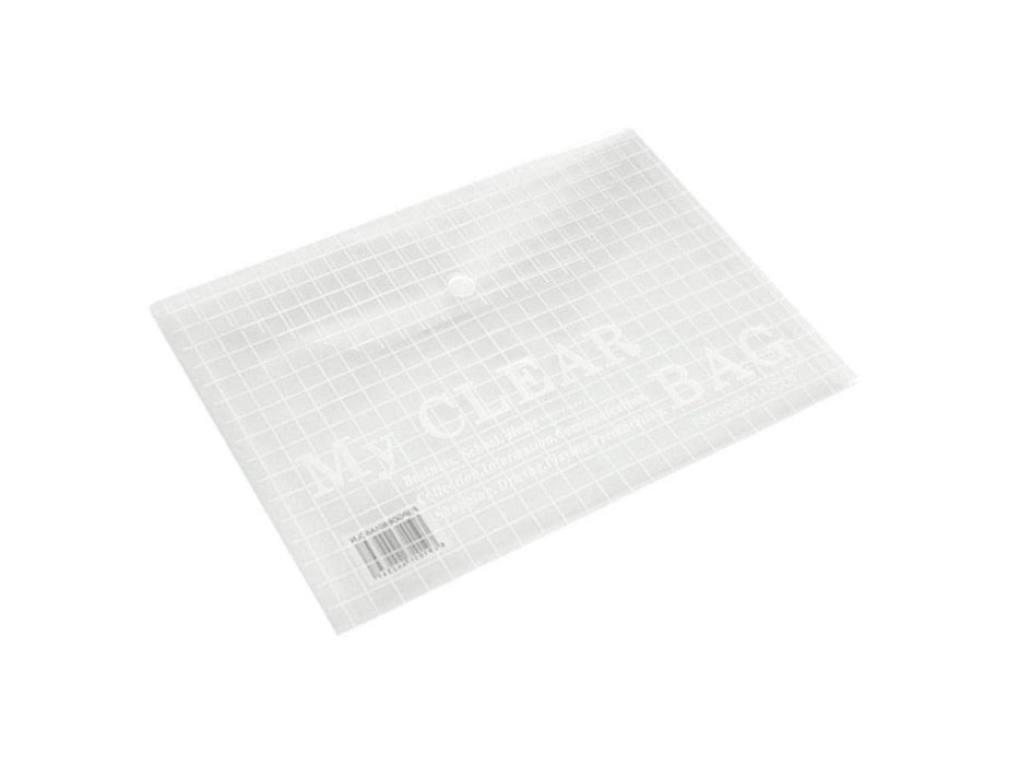 Atlas Document Bag "My Clear Bag" F/S, 12/pack, Clear