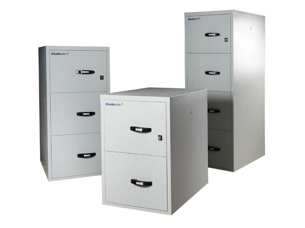 Chubbsafes Fire File Fire Resistant Document Protection Cabinet 31” 2 Drawers with 2 Key Locks - Altimus