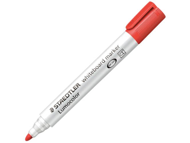 Staedtler Lumocolor Whiteboard Markers Bullet Red
