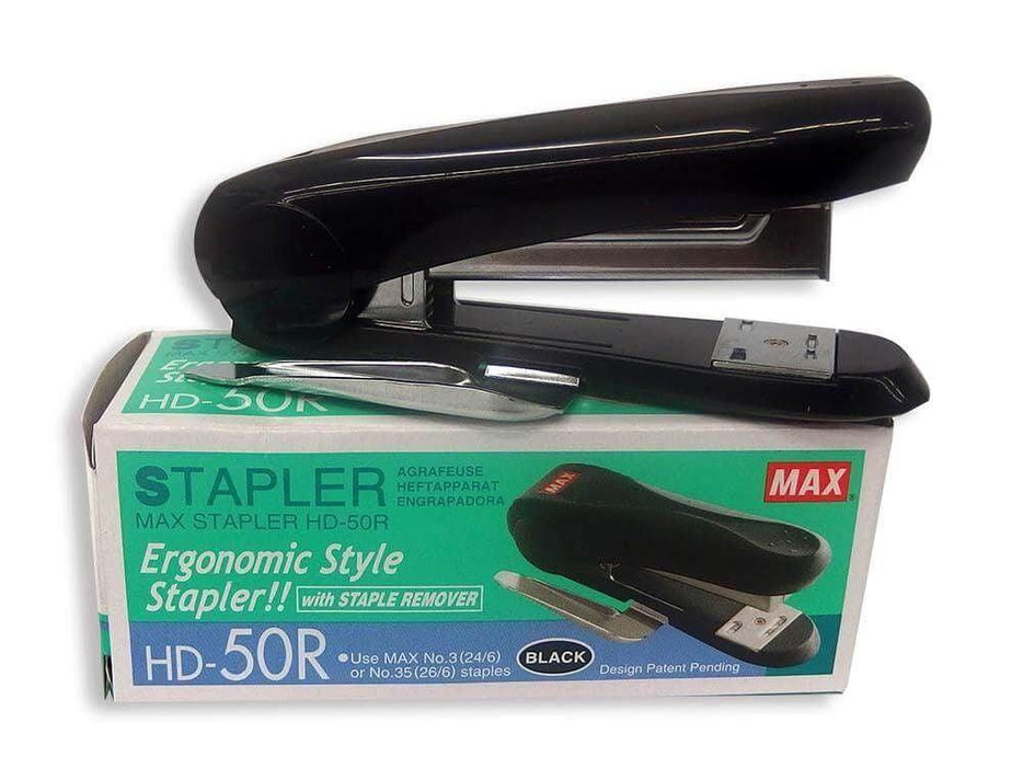 MAX HD-50R Ergonomic Stapler with Remover, 30 Sheets Capacity - Altimus