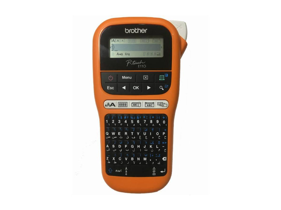 BROTHER P-TOUCH PT-E110VP LABELING MACHINE (ENGLISH & ARABIC) - Altimus