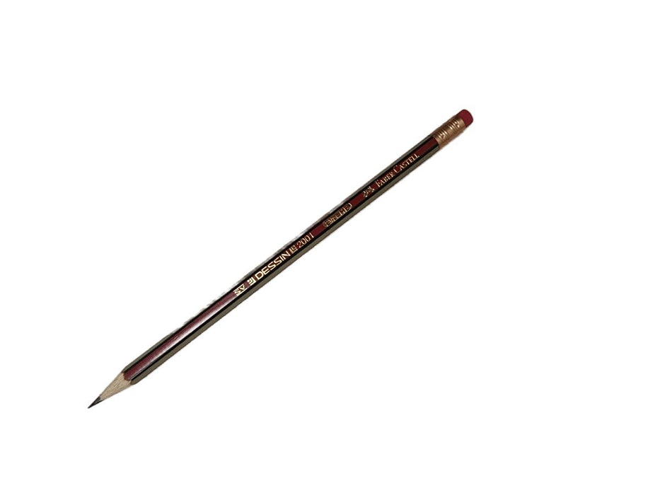 Faber Castell HB Pencil with Eraser Tip, 12/box - Altimus