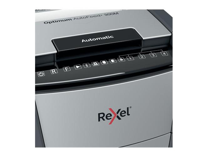 Rexel Optimum AutoFeed+ 300M Automatic Micro Cut Paper Shredder - Altimus