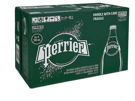 Perrier Natural Sparkling Mineral Water 330ml (Glass) 24bottles/Box - Altimus