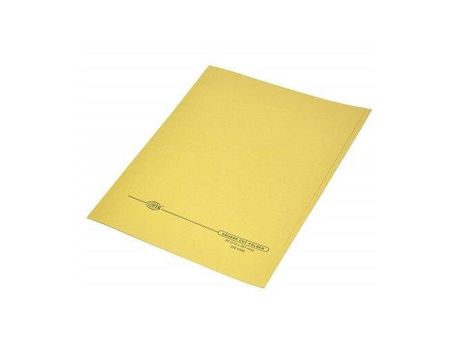 Square Cut Folder A4 10/pack Yellow - Altimus