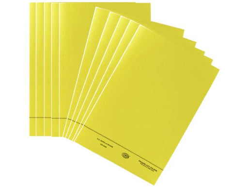 Square Cut Folder FS w/o Fastener 10/Pack Yellow - Altimus