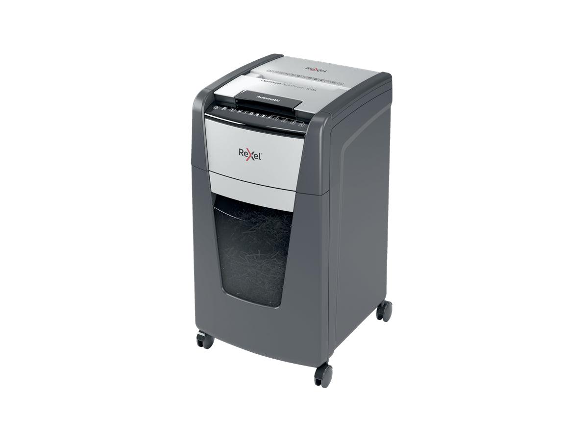 Rexel Optimum AutoFeed+ 300X Automatic Cross Cut Paper Shredder - Altimus