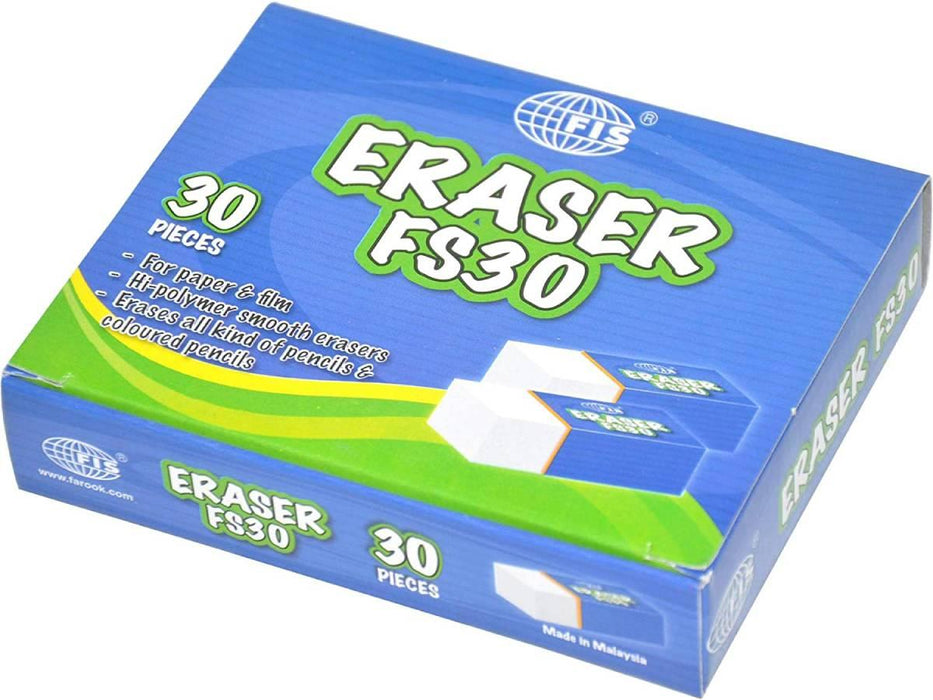 FS-30 Eraser - White, (Box of 30) - Altimus