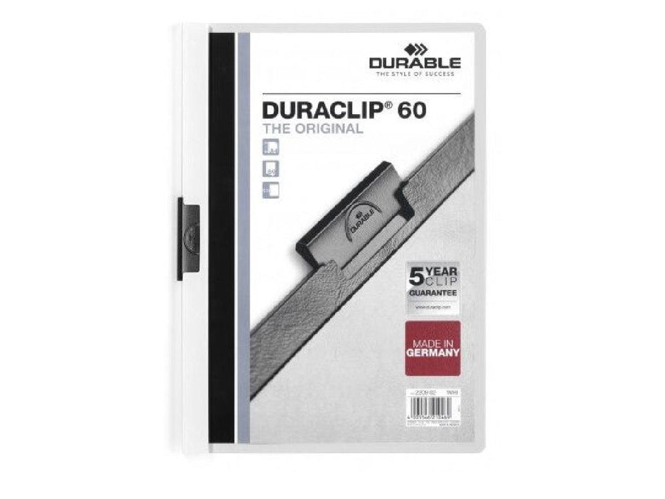 Durable Duraclip 60, A4, White - Altimus