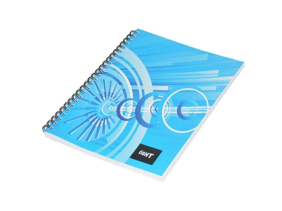 Light Spiral Soft Cover Notebook Single Line A5, 80-Sheets - LINBA51524S (10ps/pack) - Altimus