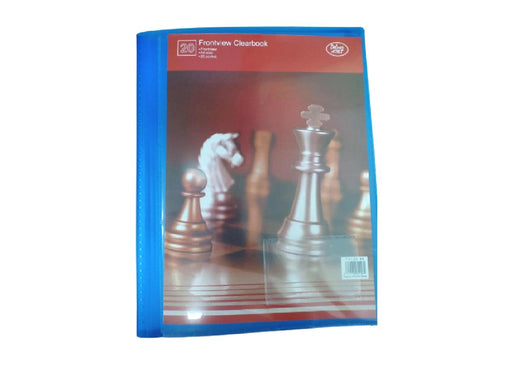 Deluxe Clear Book A4, 20 Pockets - FVC10020 - Blue - Altimus