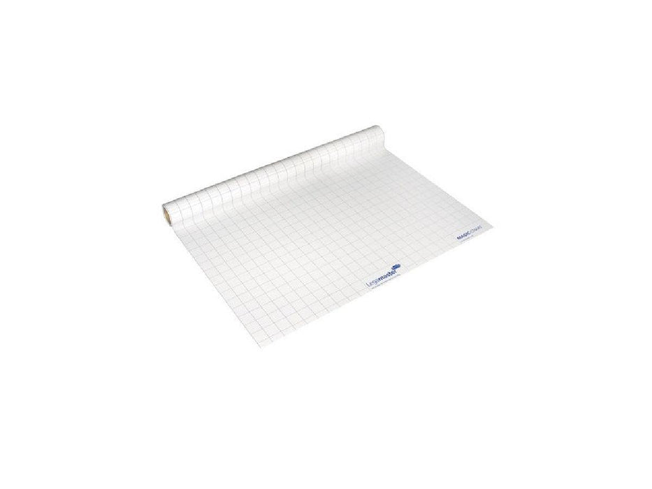 Legamaster Magic-Chart, Electrostatic Sheets with Grid Lines, 80 x 60 CM, 25 Per Roll
